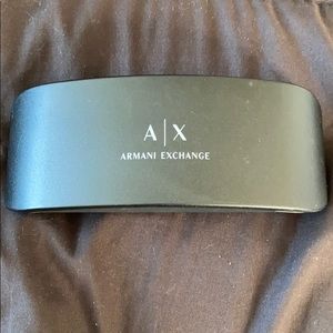 Authentic Armani exchange glasses case